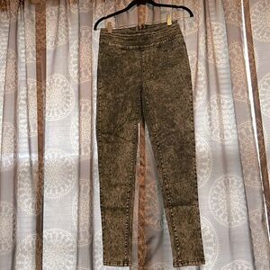 TINSELTOWN acid wash denim stretchy high rise jeans